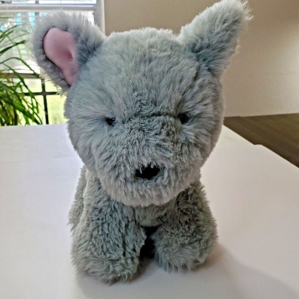 Beverly Hills TBC Plush Puppy Dog Worlds Softest 8" Gray Husky Wolf Cub Terrier